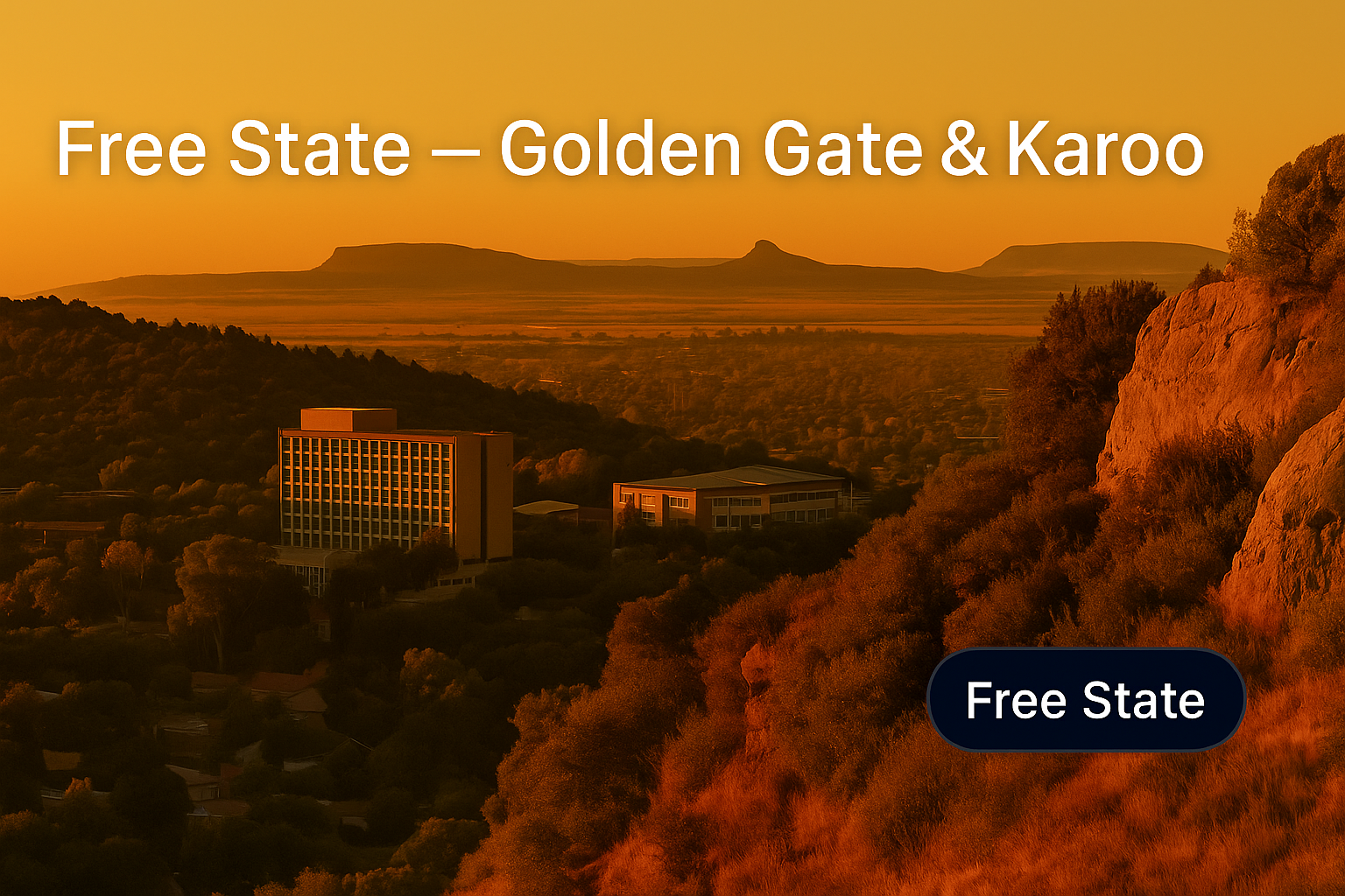 Free State — Golden Gate & Karoo edges