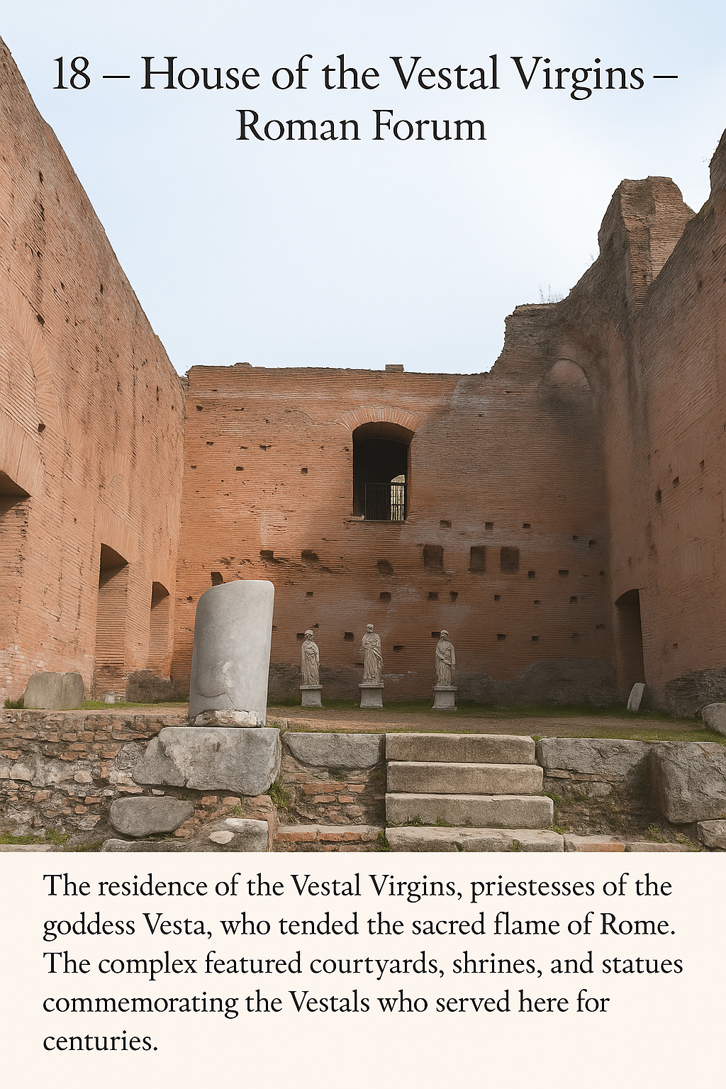 18 - House of Vestal Virgins